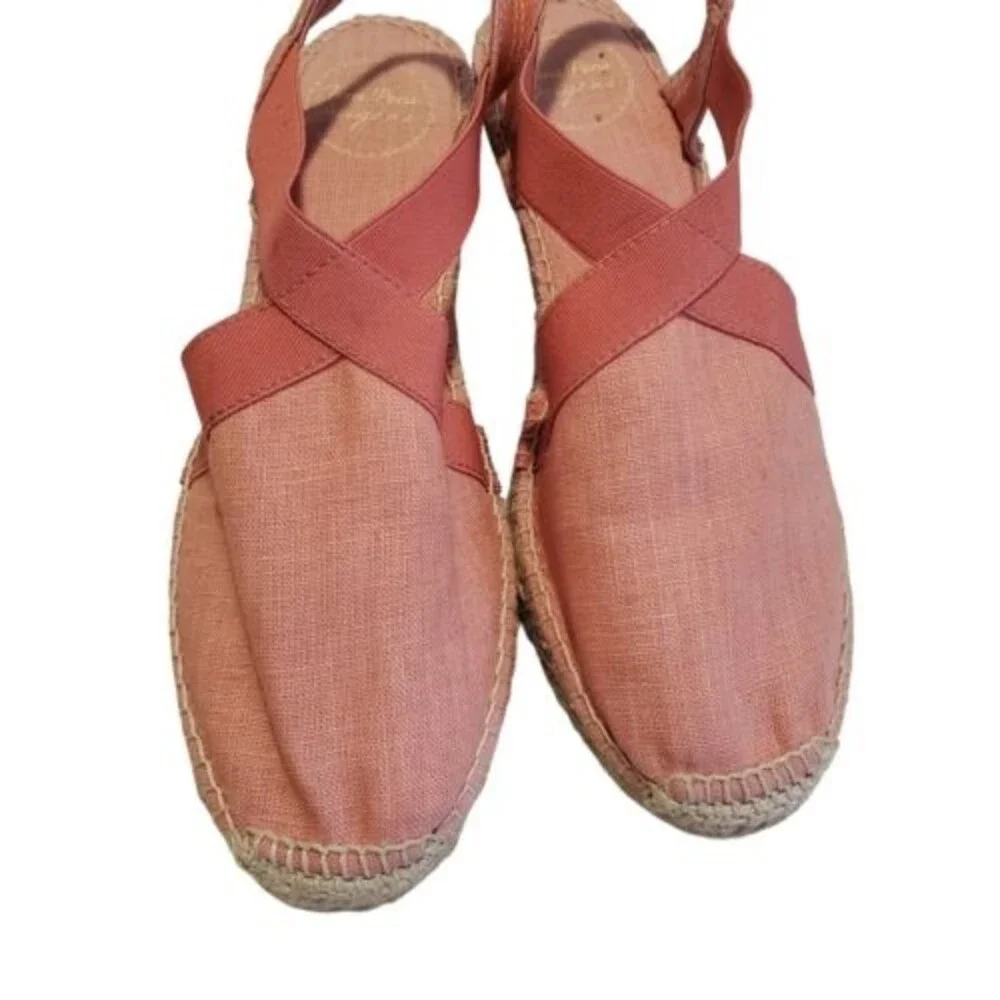 Toni Pons Tona Espadrille Sandal, Women's Size 8 / EU 39 Black NEW MSRP $129 Pnk